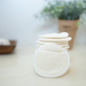 7 Reusable Bamboo Cotton Rounds - Skincare, Zero Waste Beauty